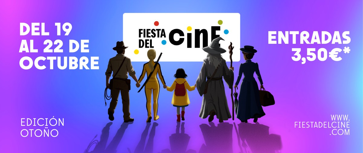 Fiesta del Cine, del 19 al 22 de octubre, entradas a 3,50 euros